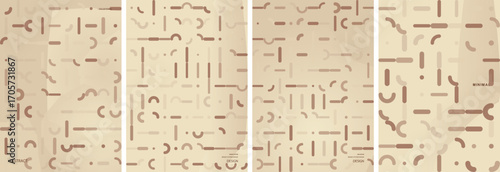 Abstract Geometric Vector Poster Background Design