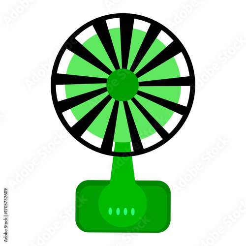 Stand fan icon. 