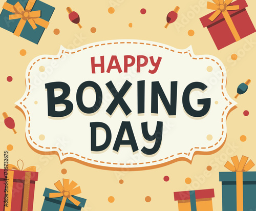 Boxing Day, Happy Boxing Day, happy boxing day, gift box, boxing day canada, boxing day banner, Boxing Day banner, Boxing Day poster, Happy Boxing Day design, Boxing Day sale banner, Boxing Day backgr
