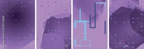 Abstract Geometric Vector Poster Background Design