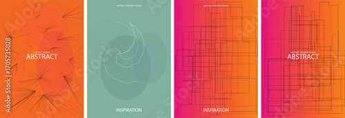 Abstract Geometric Vector Poster Background Design