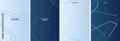 Abstract Geometric Vector Poster Background Design