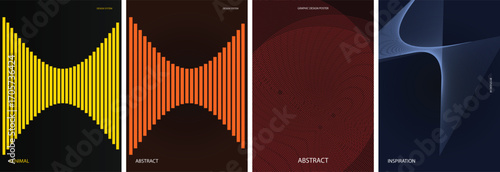 Abstract Geometric Vector Poster Background Design