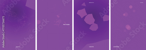 Abstract Geometric Vector Poster Background Design