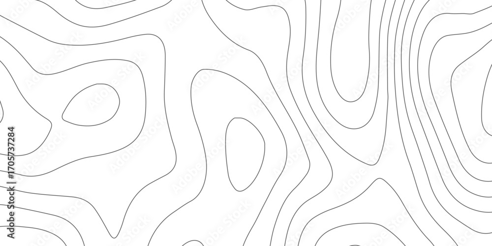 Fototapeta premium Topographic Vector Map Illustration with Hiking Trails, Mountain Terrain, Contour Lines, Paper Texture, Scenic Landscape, and Outdoor Adventure Design
