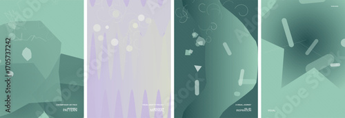 Abstract Geometric Vector Poster Background Design