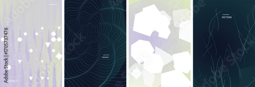 Abstract Geometric Vector Poster Background Design