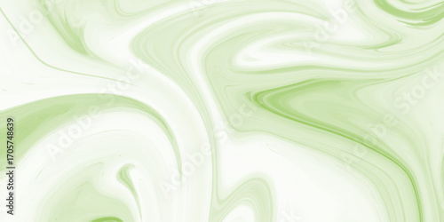 The texture of green and white marble pattern modern style Liquid background .Liquid green abstract background vector , illustration Abstract color acrylic pours liquid marble surface design.