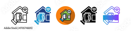 Smart Home Devices multiple icon
