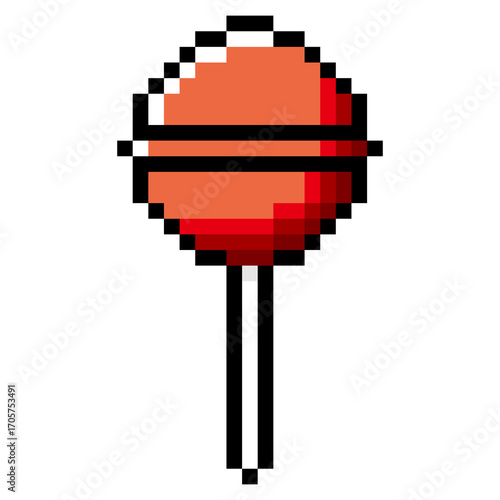 Pixel art item lollipop candy ball (4)