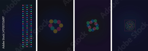 Modern Gradient Vector Poster Template Background