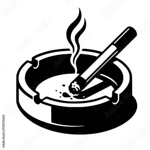 cigarettes and ashtrays icon
