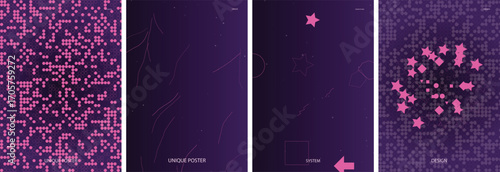 Modern Gradient Vector Poster Template Background
