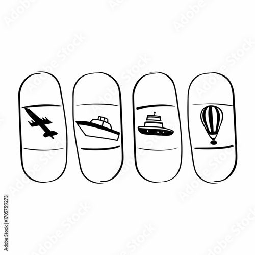 vector illustration of a pair of shoes