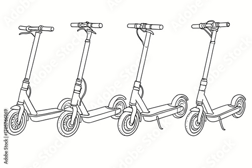 Electric Scooter Icons_simple_compose
