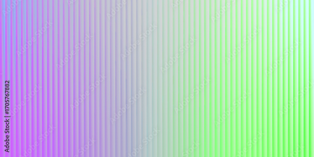 Fototapeta premium Vertical Ribbed Texture Gradient Background With Purple Green Hues