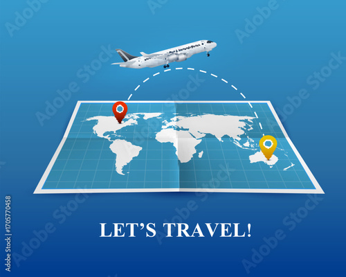 airplane travel realistic