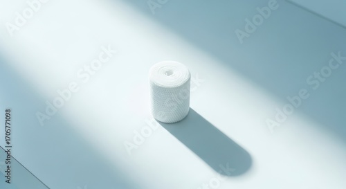 White Bandage on White Surface