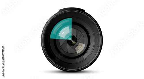Camera Lens Front View