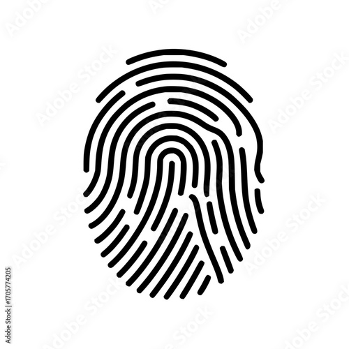 Fingerprint identification security access control biometric scan unique identity personal authentication method