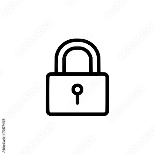 Lock icon security padlock symbol safety protection privacy access secure closed private locked secret safe 100