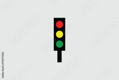Traffic Light Icon – Stop Go Illustration