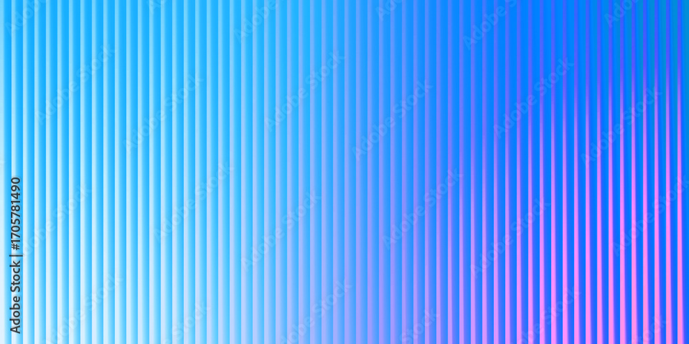 Obraz premium Vibrant Blue and Pink Vertical Stripe Gradient Background
