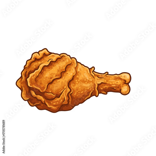 Fried chicken thighs 