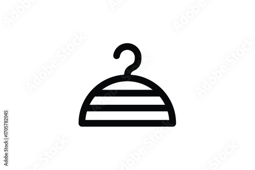 Minimal Hanger Logo for Fashion and Clothing Brand