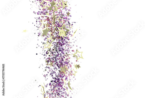 Sparkling gold and purple s...