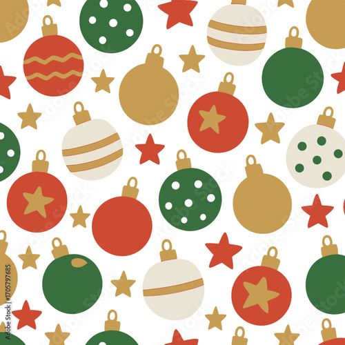 Christmas decoration flat icon set. featuring bauble, star, ornament, holiday, celebration, and festive symbols
