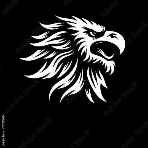 Wallpaper Mural eagle with wings Torontodigital.ca