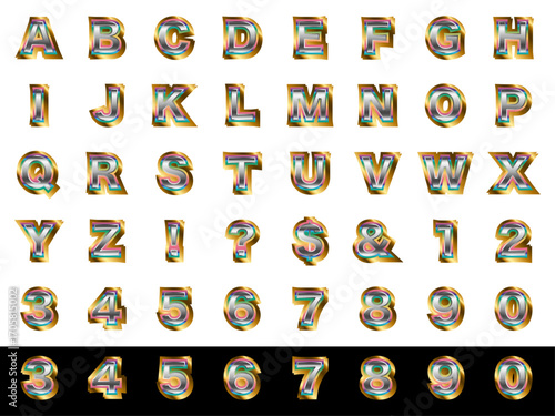 アルファベット、影4、1金