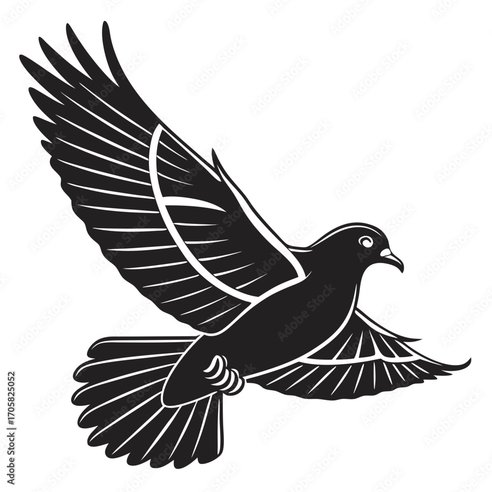 Obraz premium dove on a branch