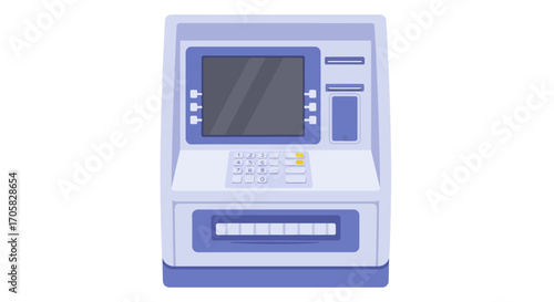 Modern cash machine for convenient financial transactions