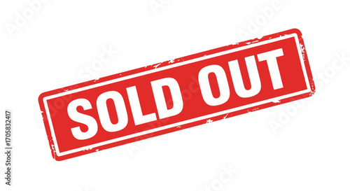Red "SOLD OUT" stamp on white background, signifying an item is no longer available.
