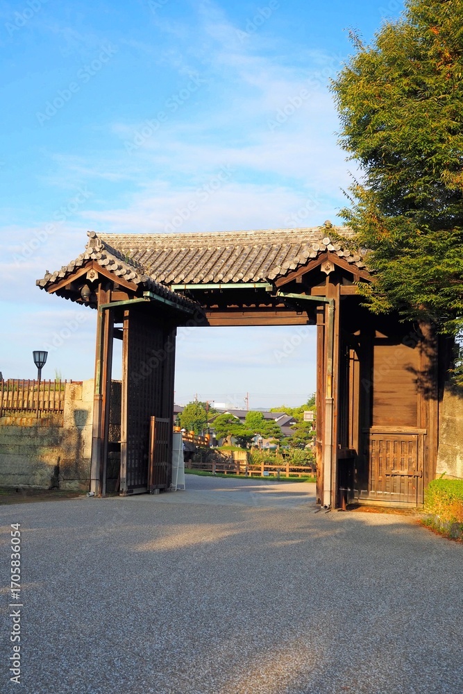 Obraz premium 姫路城 桜門