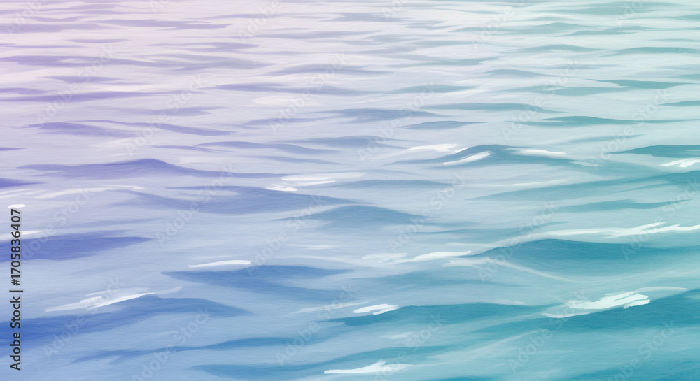 Fototapeta premium Ocean Wave Texture: A captivating high-angle shot displays rippling water. It evokes a sense of calm and serenity.