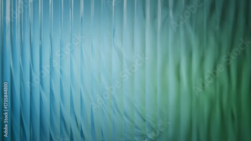 Corrugated Glass Sheet Splits Into Flowing Rivers