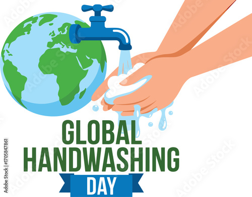 Global handwashing promotes health and hygiene worldwide