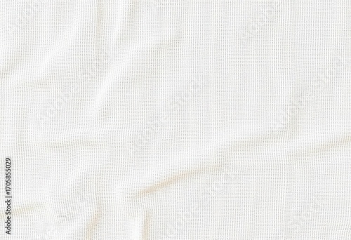 Subtle wave texture, linen-look, cream & beige coastal home textile pattern, summer, fabric