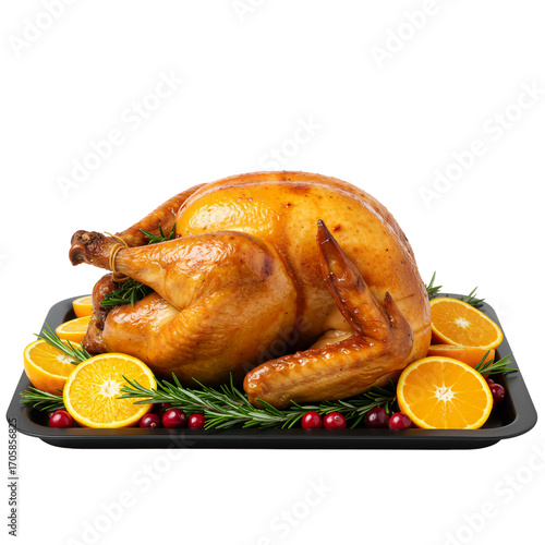 Wallpaper Mural Roasted Turkey with Citrus and Herbs – Festive Centerpiece of Abundance and Celebration Torontodigital.ca