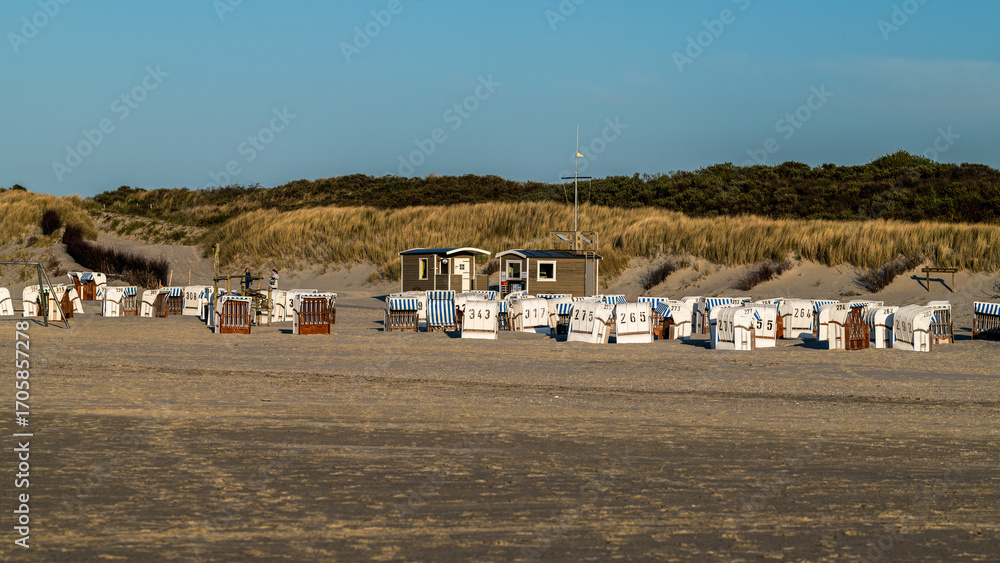Fototapeta premium Spaziergang über Spiekeroog