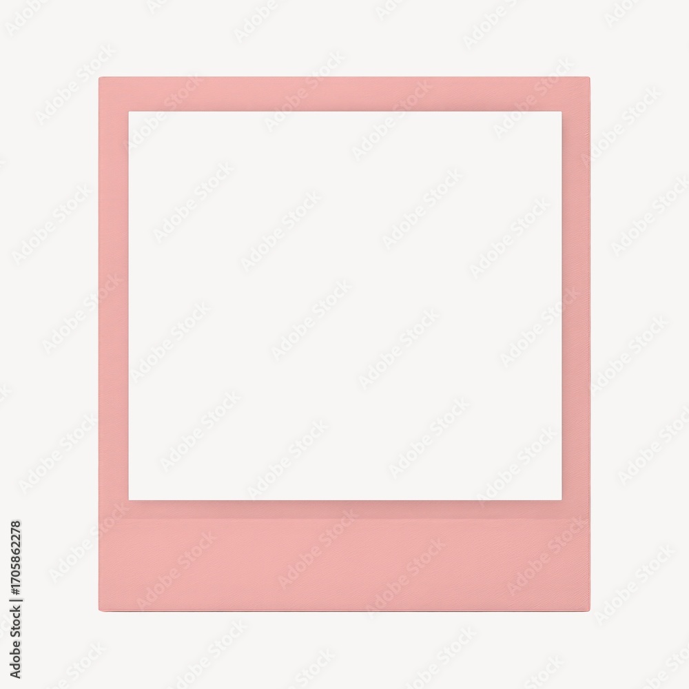Fototapeta premium Minimal pink photo frame