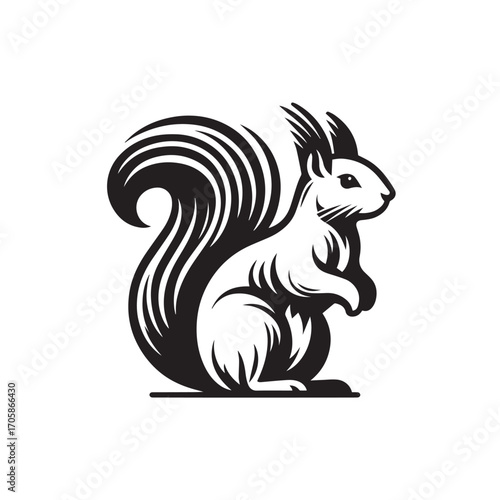 Wallpaper Mural vector illustration of a squirrel Torontodigital.ca