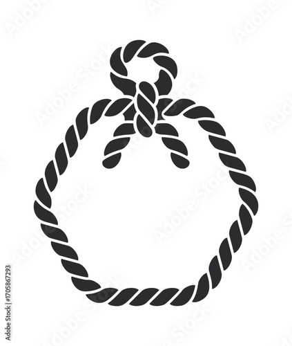 Rope frame hexagonal shape design