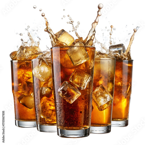 cascading torrents of iced tea