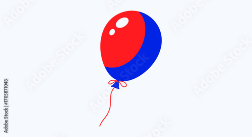 Colorful Balloon Floating On The Background Representing Celebration And Joyful Moments