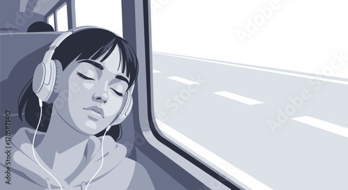 Commuting Tranquility: A Serene Journey of Relaxation and Audiophile Bliss in Transit