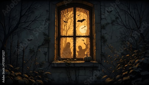 Ghostly Window Glow